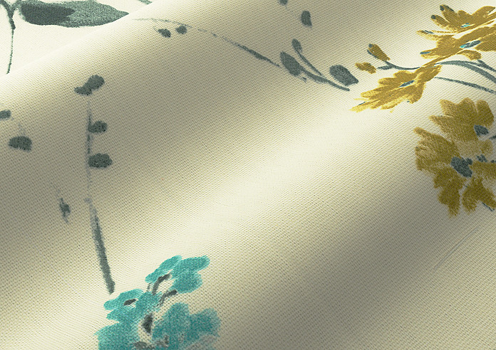 Wild Meadow, Pistachio - Twist&Fit Roman Blind - Image 4
